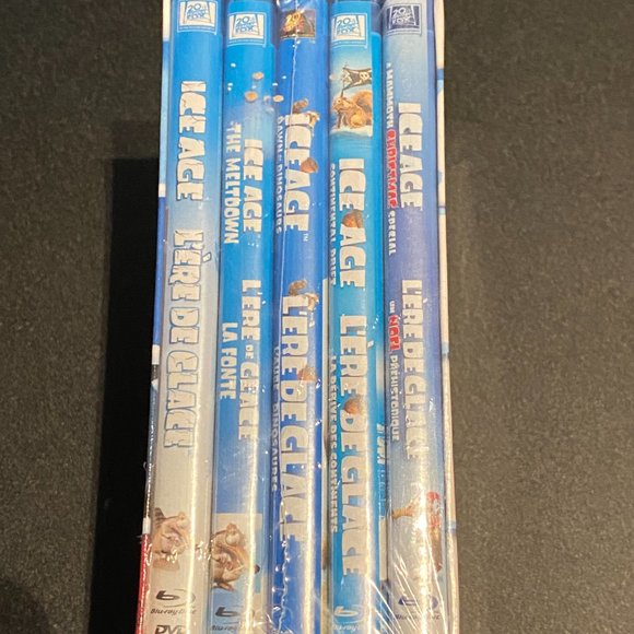ICE AGE Pack - Blu Ray - DVD - French & English version - *BRAND NEW SEALED* - Picture 4 of 4